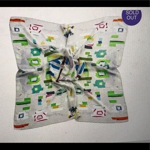 ArtTECA hue silk scarf, color magic tape print